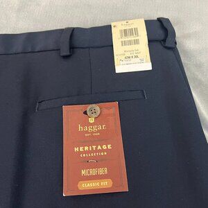 Haggar Navy Dress Pants 42x30